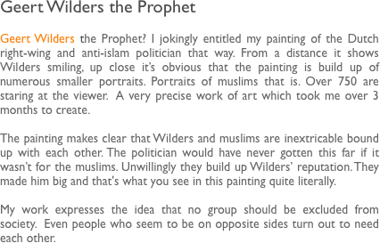 Geert Wilders the Prophet