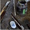 painting materials of artist gerard boersma
