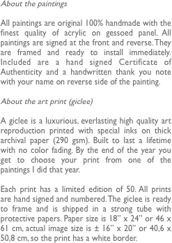 About the paintings